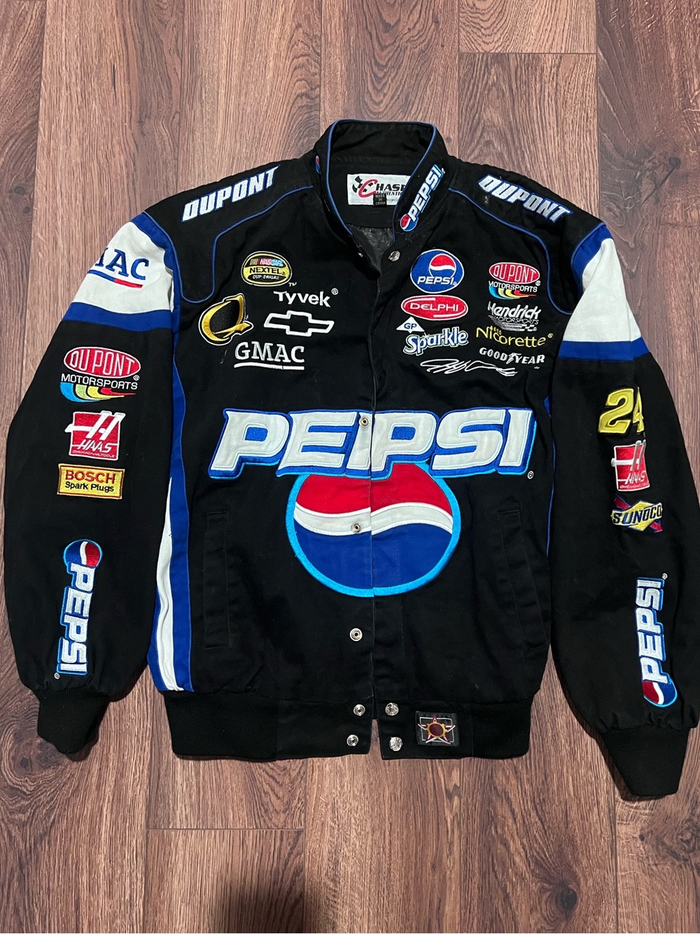 VTG JH Design Jeff Gordon NASCAR Jacket Chase Authentics Pepsi Jeff Hamilton